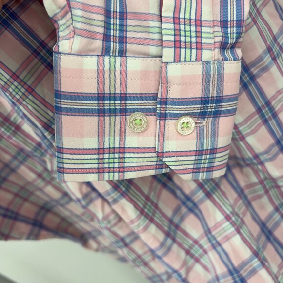 Southern Tide Men's Intercoastal Plaid Button-Down Shirt Size S Small Nylon/Span - Picture 4 of 5